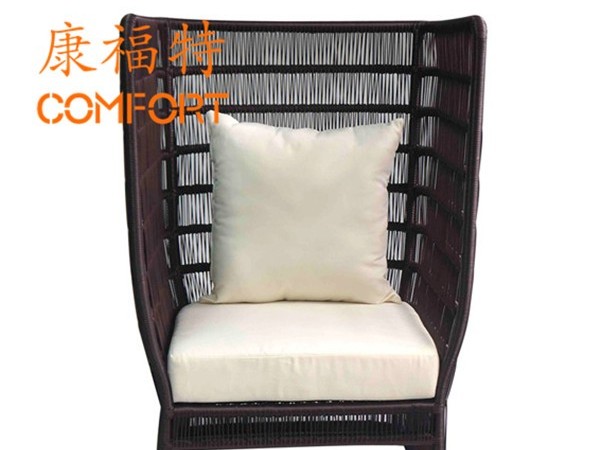 藤编沙发